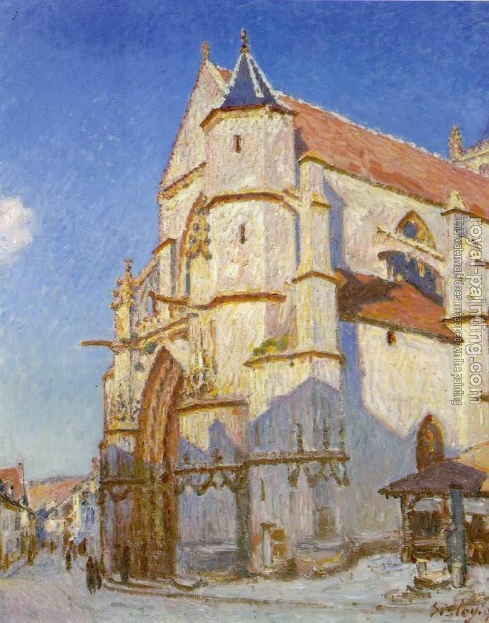 Alfred Sisley : The Church at Moret